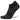 The sock is designed for athletic use and features a black color with textured patterns.