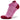 A pink and red athletic sock is displayed, designed for sports or active use.