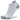 A white athletic sock is displayed on a transparent background.